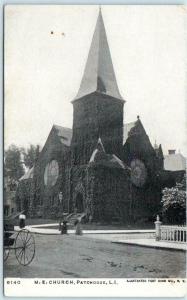 PATCHOGUE, LONG ISLAND, New York NY  ~  M.E. CHURCH  ca 1910s  Postcard