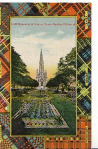 Scotland Postcard - Scott Monument & Princes St Gardens, Edinburgh - Ref 4726A
