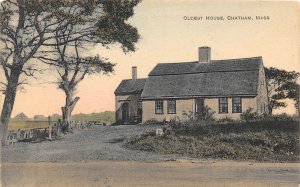 Oldest House Chatham Massachusetts 1910s postcard