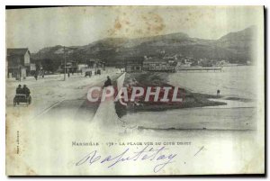 Postcard Old Marseille The Plague view of Approval Right