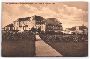 Green House of Macdonald College, Ste Anne de Bellevue, Quebec Vtg Postcard H17