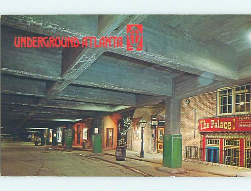 Unused Pre-1980 UNDERGROUND SHOPS Atlanta Georgia GA hn1875