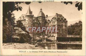 Old Postcard Vizille Chateau seventeenth century (Presidential Residence)