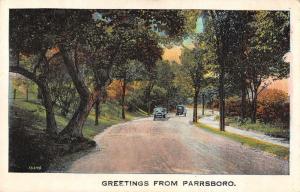 Parrsboro Nova Scotia Canada Scenic Road Greetings  Antique Postcard J78736