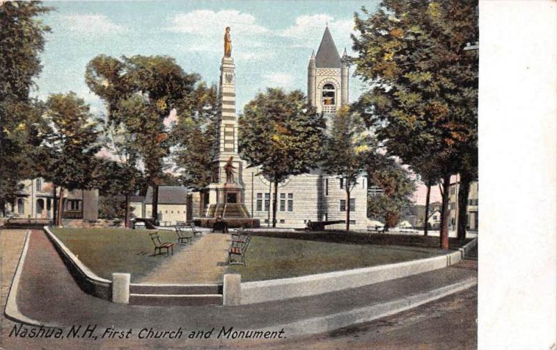 New Hampshire  First Church and Monument