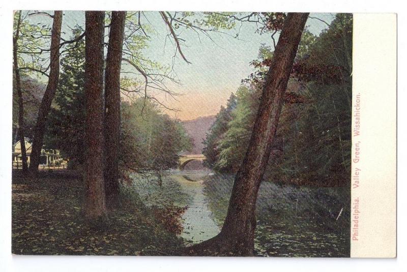 Valley Green Wissahickon Philadelphia PA UDB c 1908