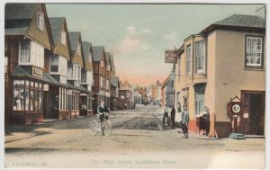 Hampshire; The High St, Lyndhurst PPC By FGO Stuart, 1908 Lyndhurst RSO PMK 