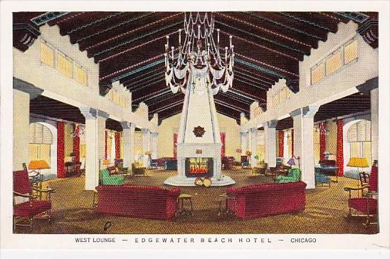 West Lounge Edgewater Beach Hotel Chicago Illinois