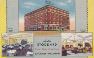 Wisconsin La Crosse Hotel Stoddard Curteich