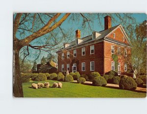 Postcard Historic Berkeley Plantation Charles City Virginia USA