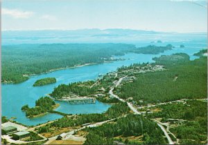 Ucluelet BC Vancouver Island Aerial View Unused Postcard C5