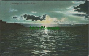 America Postcard - Moonlight on Columbia River    RS25170