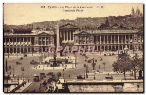 Old Postcard The Paris Square Cocorde