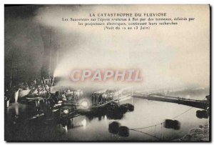 Old Postcard Boat Catastrophe of Pluviose Rescuers of & # 39epave