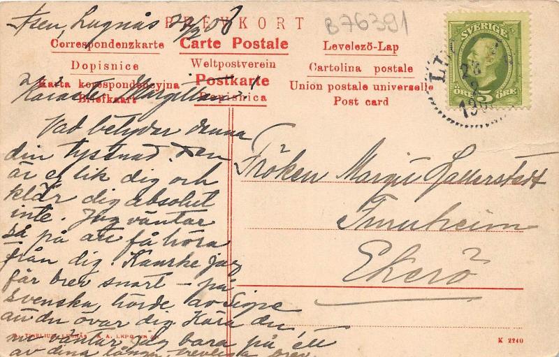 B76391 Sweden Asens Egendom Lugnas