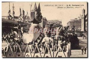 Old Postcard Nice Carnival LIV