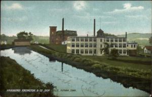 Putnam CT Hammond Knowlton & Co Silk Mills c1910 Postcard