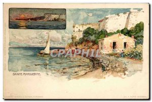 Old Postcard Fantasy Illustrator Sainte Marguerite