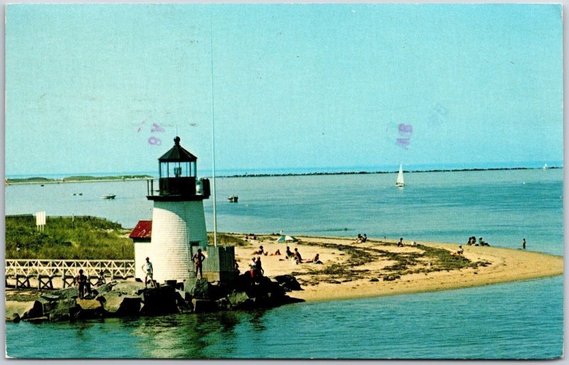 1953 Tete-A-Tete Brant Point Far-Away Island Nantucket Massachusetts MA Postcard