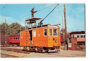 Kennebunkport Maine ME Vintage Postcard Seashore Trolley Museum Wire Work Car