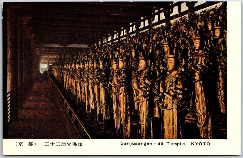 Sanjusangen - Do Temple Kyoto Japan Buddhist Temple Postcard