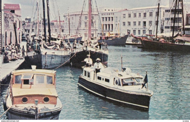 BARBADOS, B.W.I., 1950-60s; BRIDGETOWN port