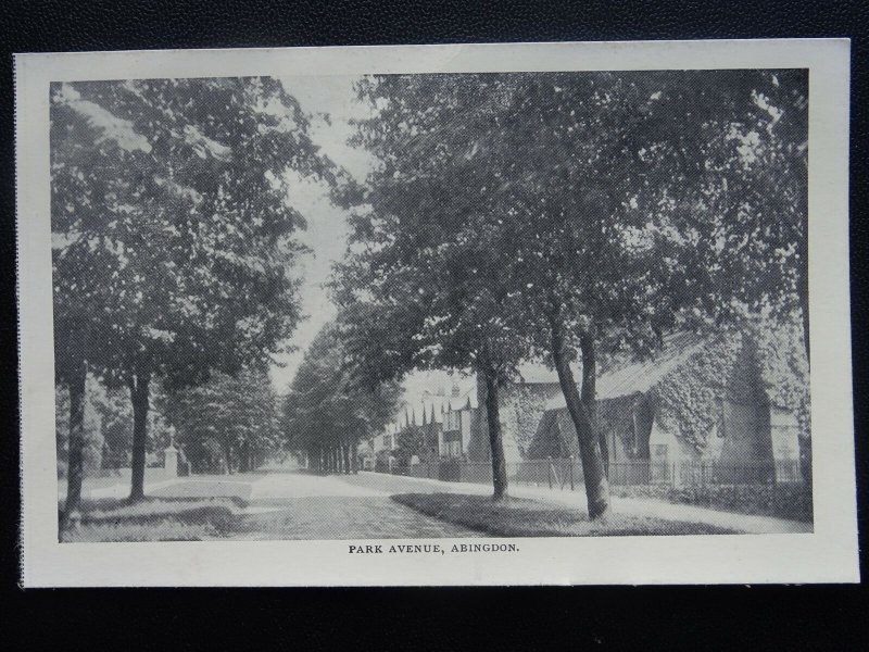 ABINGDON Park Avenue c1910 Postcard by  W.H.Hooke / H.& Co.Ltd