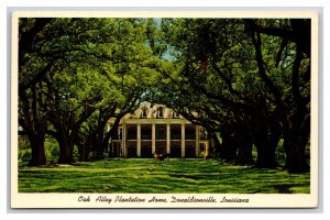 Oak Alley Plantation Donaldsonville Louisiana LA UNP Chrome Postcard Z3