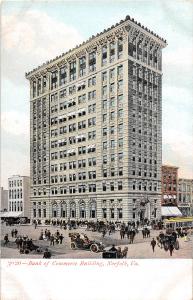 Bank of Commerce Norfolk Virginia 1905c postcard