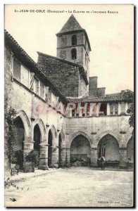Old Postcard Saint Jean De Cole Cloister of & # 39Ancienne Abbey
