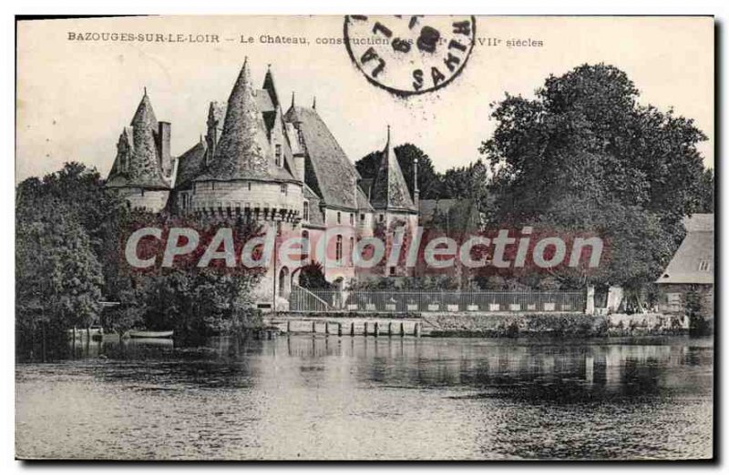 Postcard Old Bazouges sur le Loir Chateau