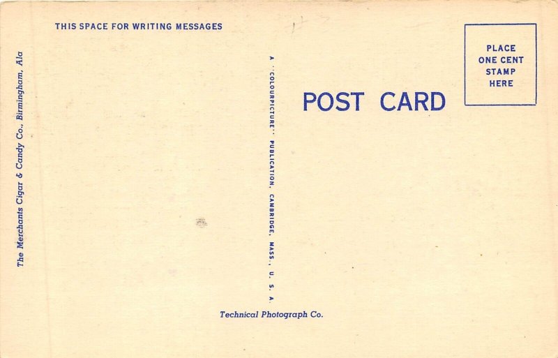 Birmingham Alabama 1940s Postcard Old Mill Mountain Brook Estate