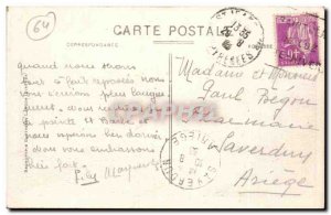 Old Postcard St Jean de Luz View the old bridge Socoa