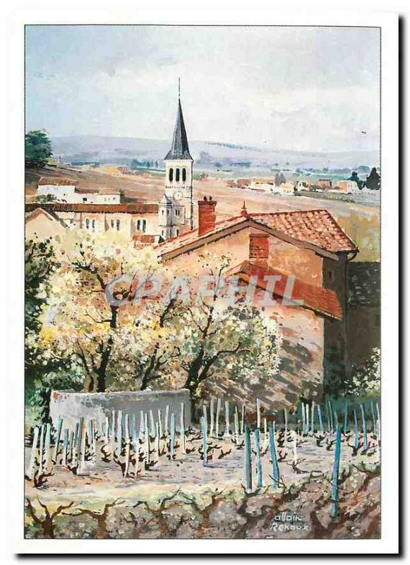 Modern Postcard Bonne Route Beaujolais