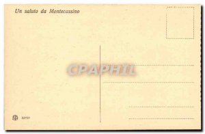 Italy Italia Badia di Montecassino Old Postcard Cripta di S. Benedetto