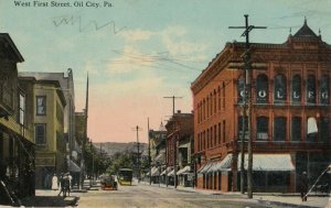 OIL CITY , Pennsylvania, 1912 ; West First Street