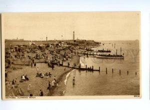 132803 UK SOUTHSEA Clarence beach LIGHTHOUSE Vintage postcard