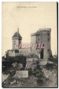 Foix Old Postcard The castle