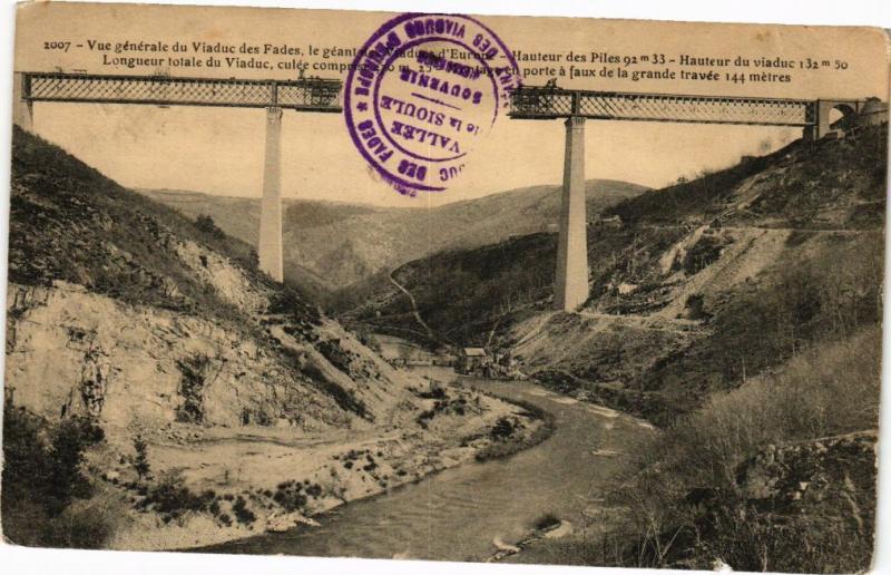 CPA Vue générale du Viaduc des FADES le geant de viaduc d'Europe... (222064)