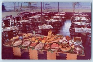 Kailua Hawaii Postcard Dining Lanai Kona Inn Sport Tropical Fishing Waters c1960