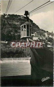 Modern Postcard Grenoble Telepherique Bastille Le Depart