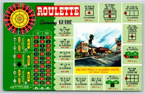 Gambling~Las Vegas Nevada~Milton Prells Aladdin Hotel Roulette Guide~Vintage PC