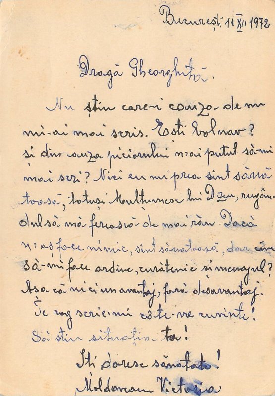 Romania postal stationery postcard 9 october Postal Union day