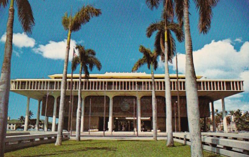 Hawaii Honolulu State Capitol Building