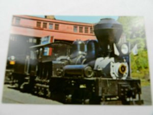 Vintage Postcard Steamtown USA Bellows Falls Vermont Locomotive