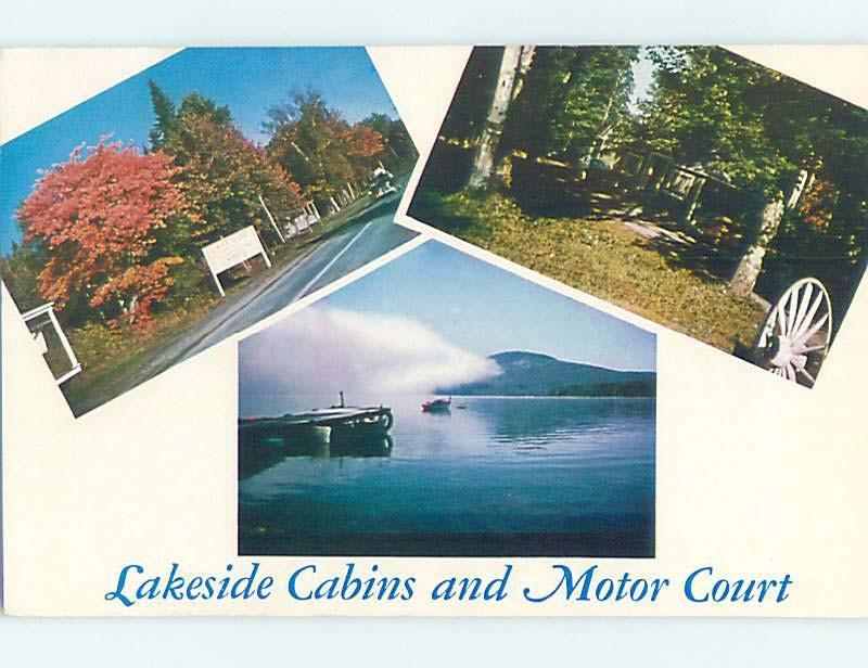 Pre-1980 CABIN SCENE Jackman - Near Dover-Foxcroft Maine ME c4035