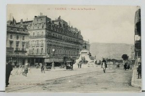 VALENCE Place de la Republique c1908 Postcard L12