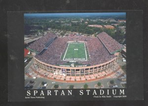 EAST LANSING MICHIGAN STATE SPARTANS SPARTAN FOOTBALL STADIUM POSTCARD