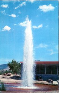 Postcard UT Woodside - Roadside Geyser