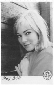 mic3 may britt coop arta manuala sibiu romania  real photo actress 7x9cm